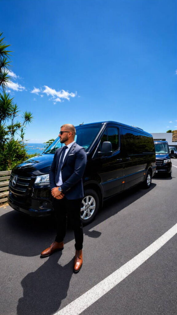 Viatura privada da OnTravel DMC com motorista profissional na Madeira.